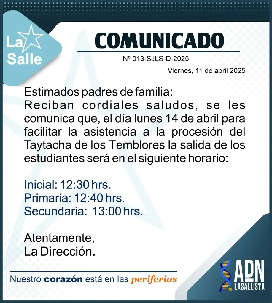 13 COMUNICADO