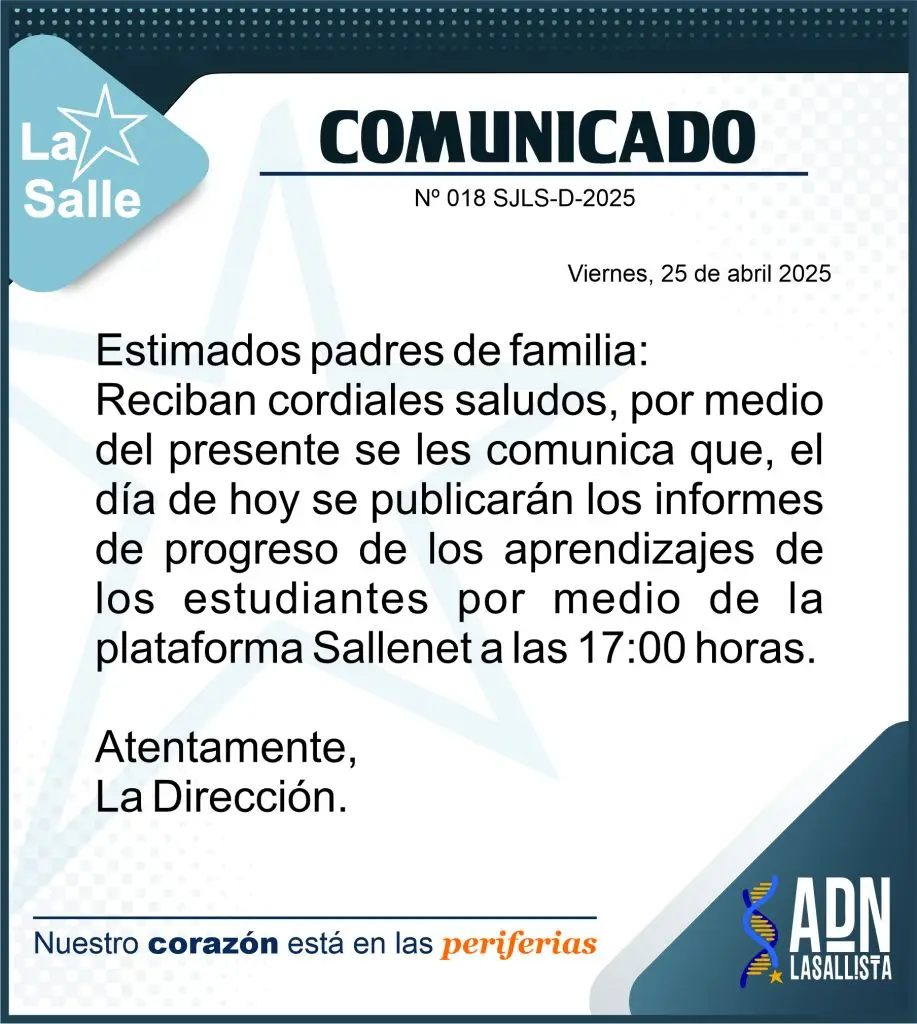 18 COMUNICADO