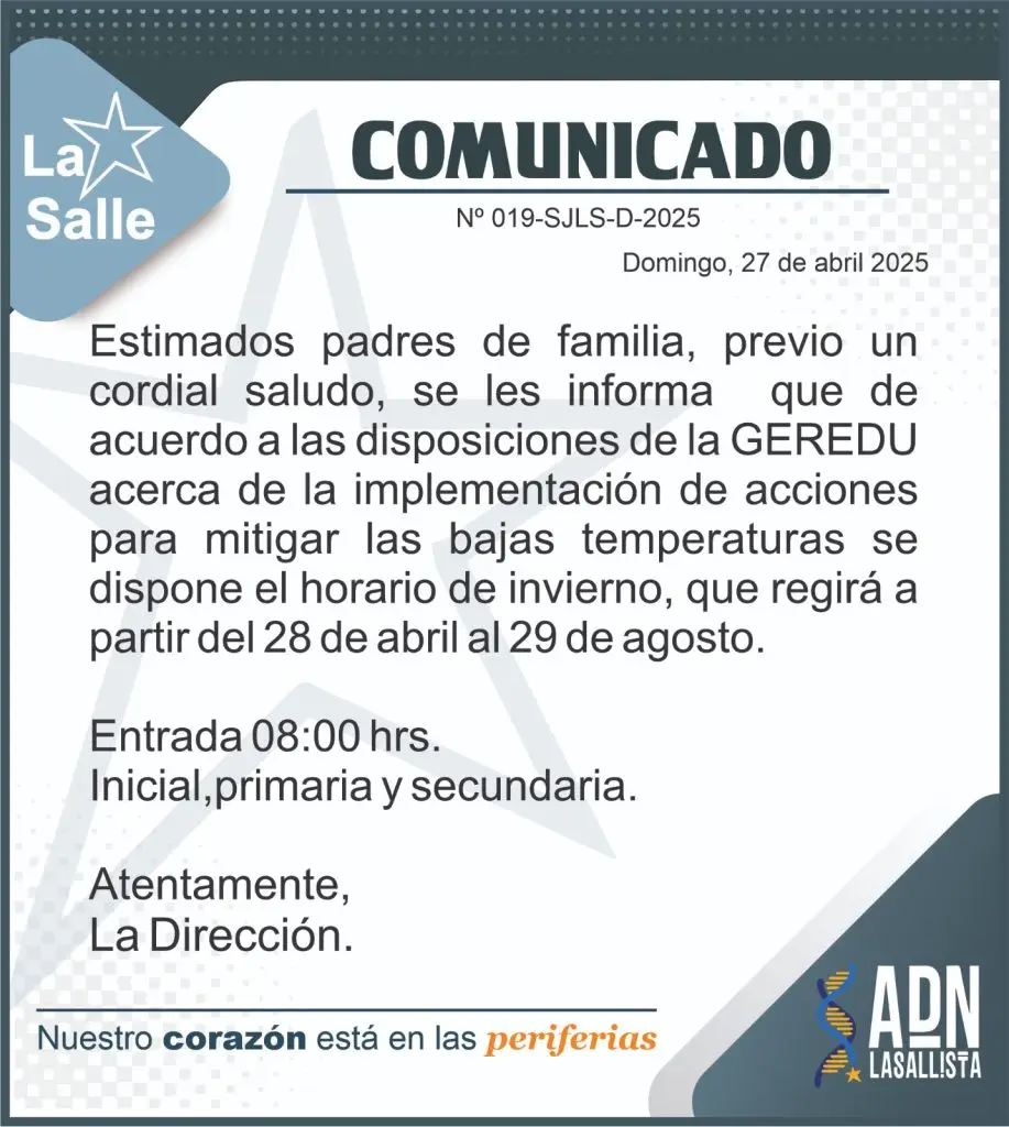 19 COMUNICADO