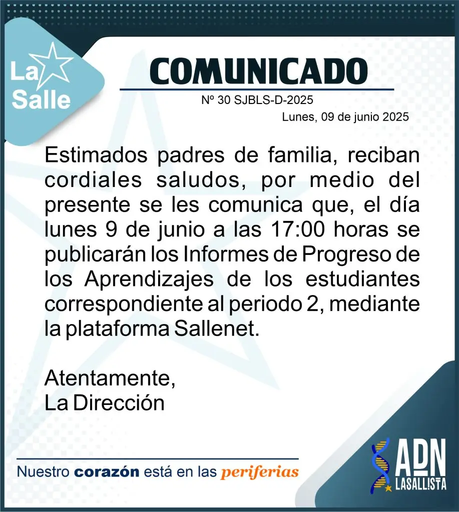 30 COMUNICADO