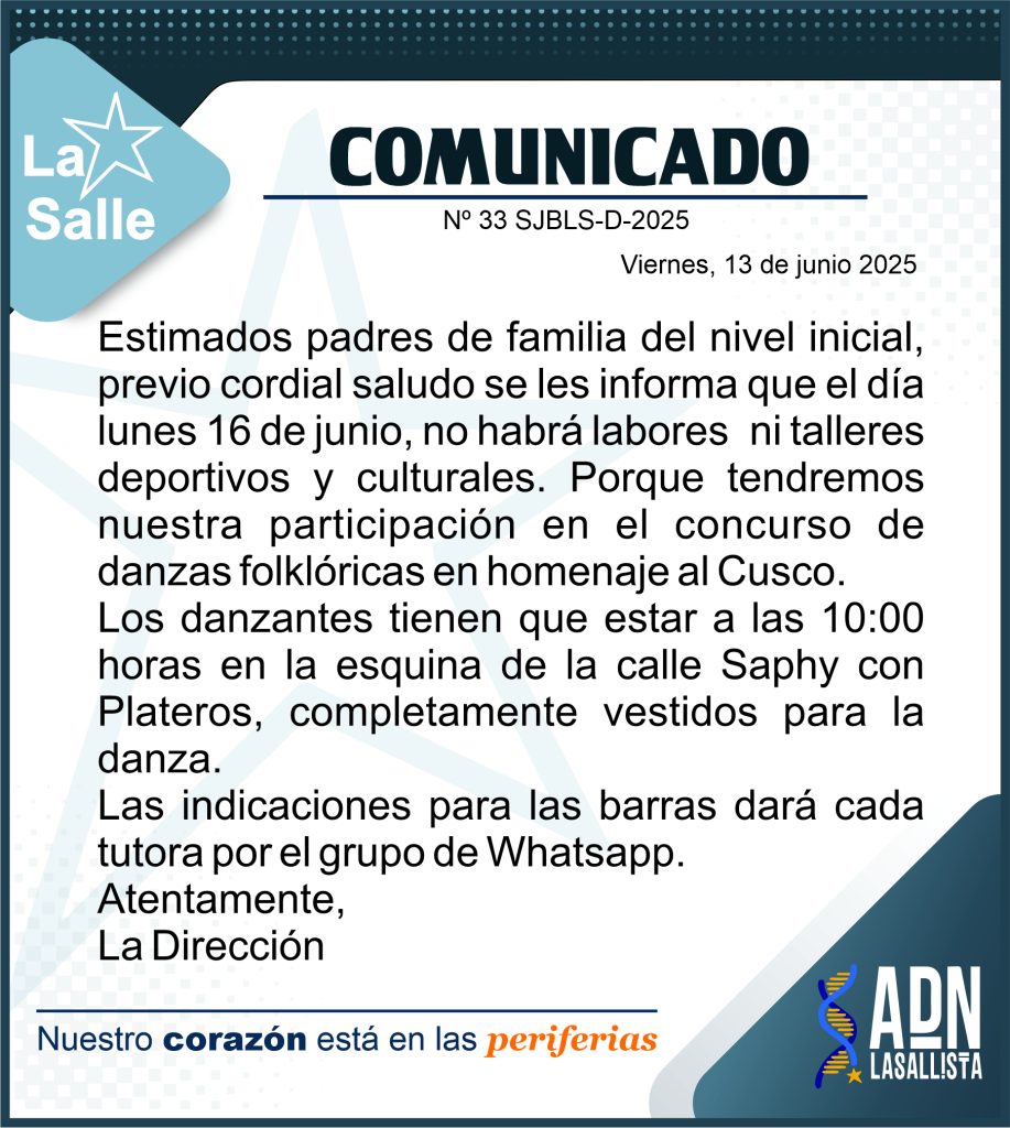 33 COMUNICADO