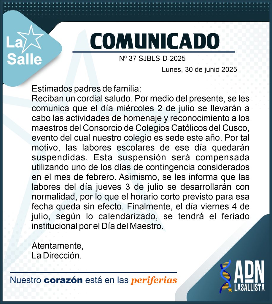 37 COMUNICADO