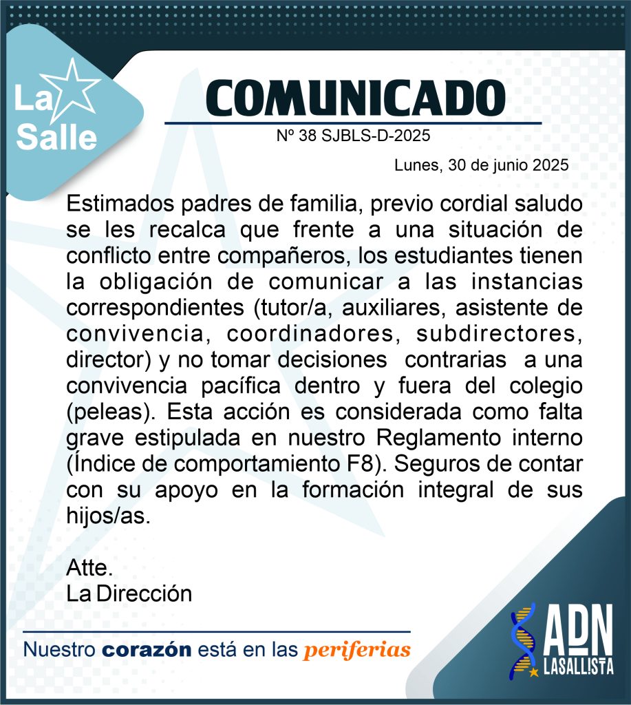 38 COMUNICADO