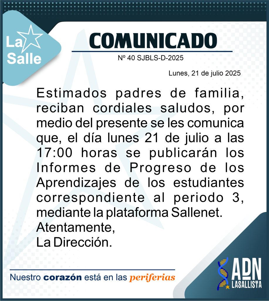 40 COMUNICADO