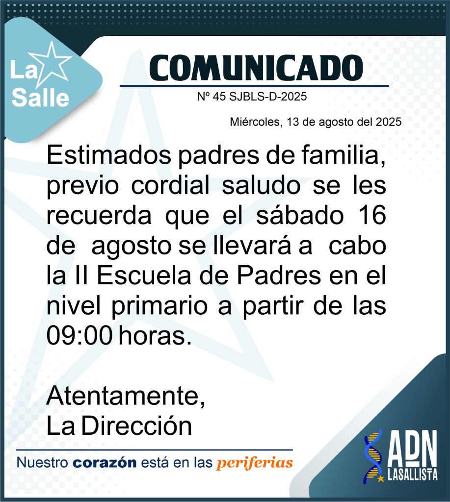 45 COMUNICADO