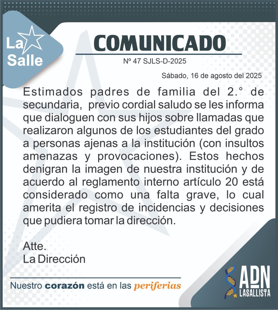 47 COMUNICADO