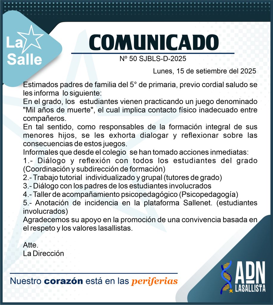 50 COMUNICADO