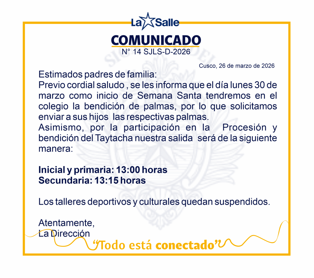 14 COMUNICADO