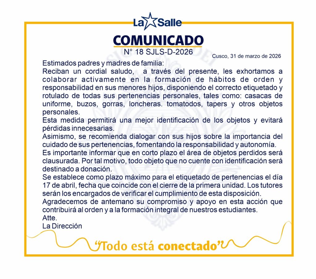 18 COMUNICADO