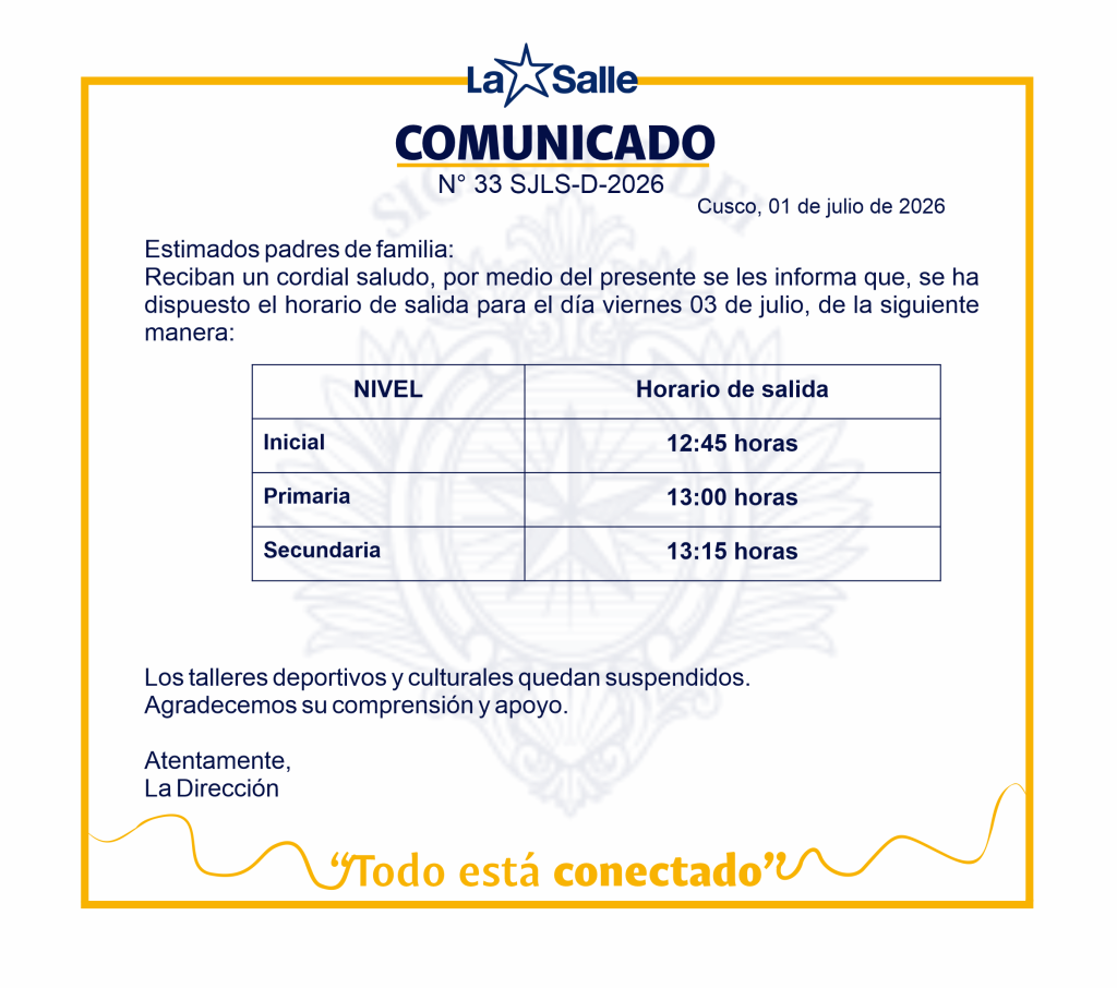 33 COMUNICADO
